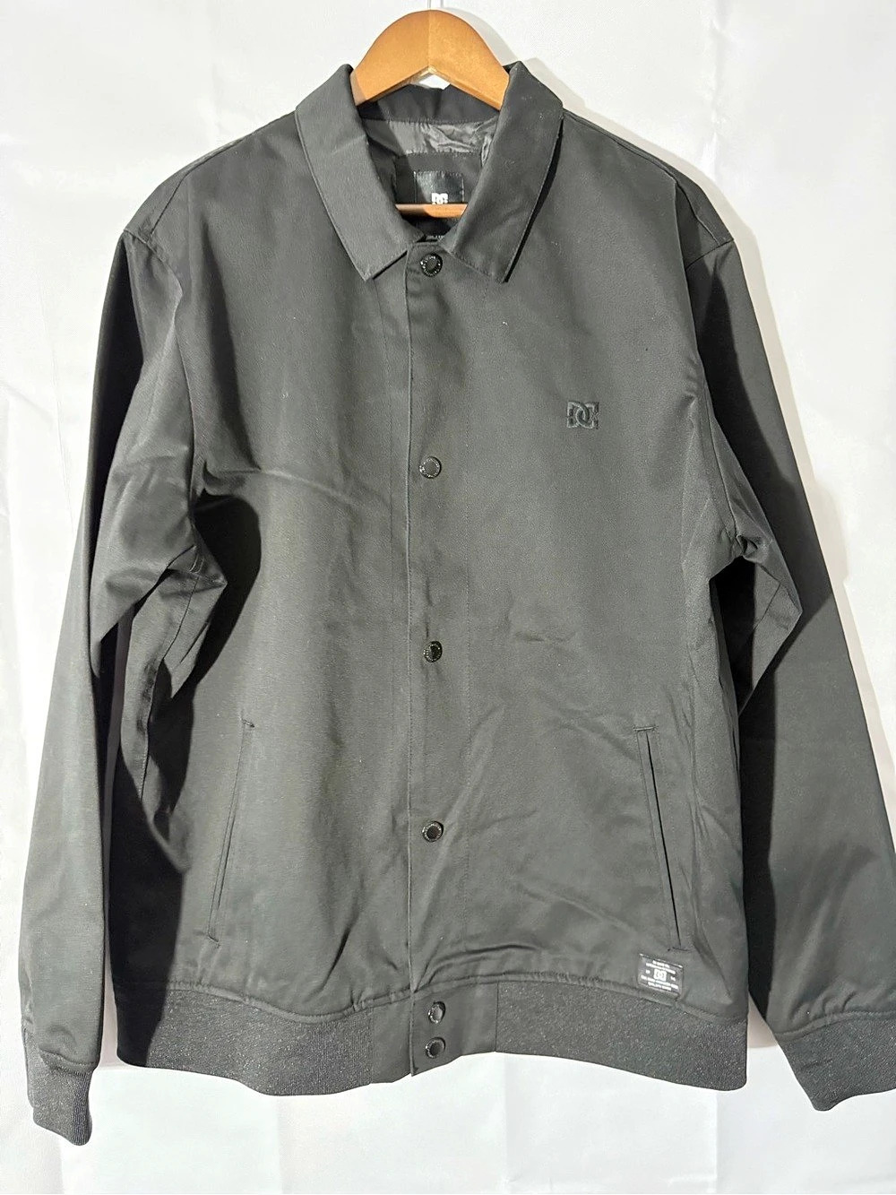 NWT DC Shoes Dalston Black Coach Jacket Men’s XXL